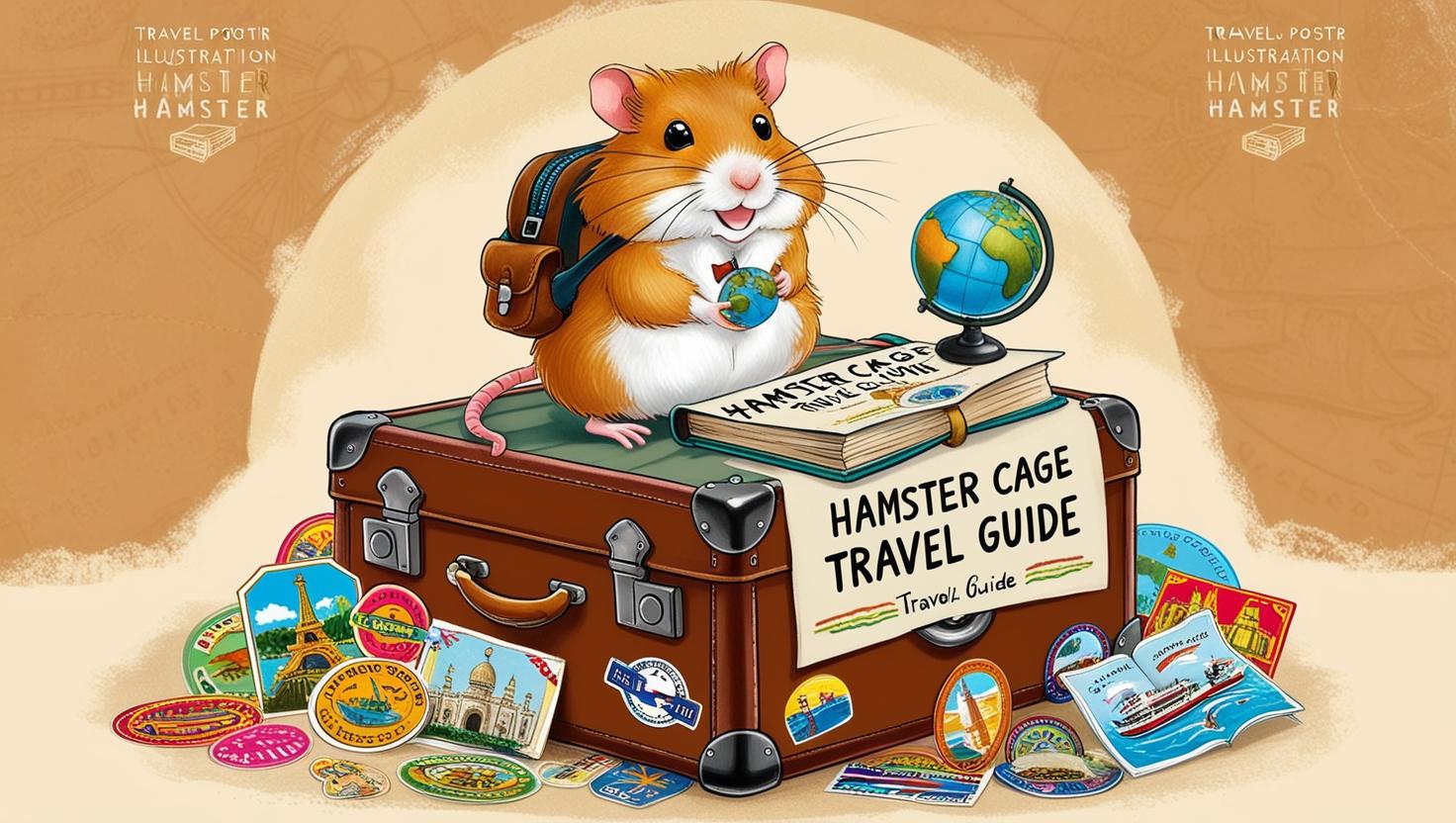 Hamster cage travel