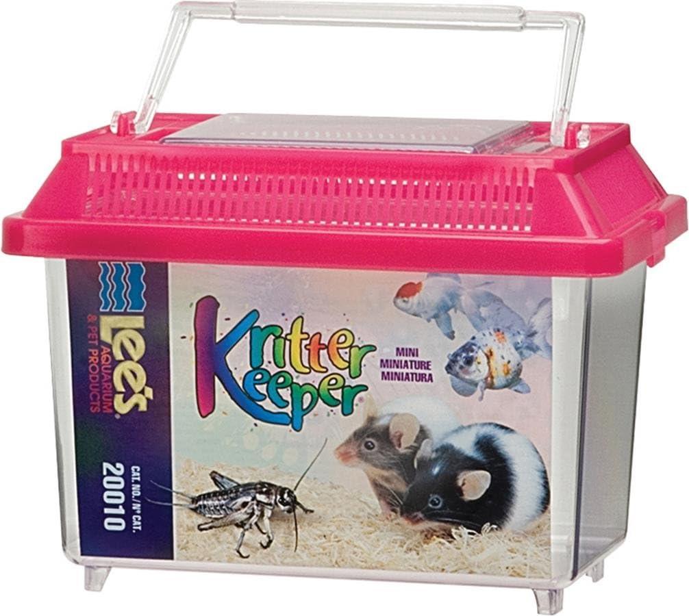  Lee's Kritter Keeper, Mini Rectangle w/Lid ( Colors May Vary )