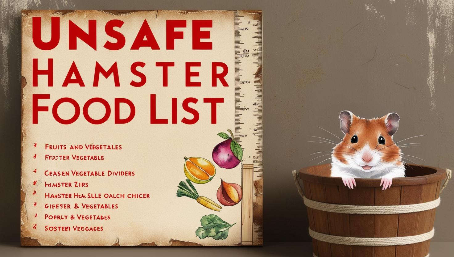 Unsafe hamster food list Unveiling the Truth About Controversial Treats